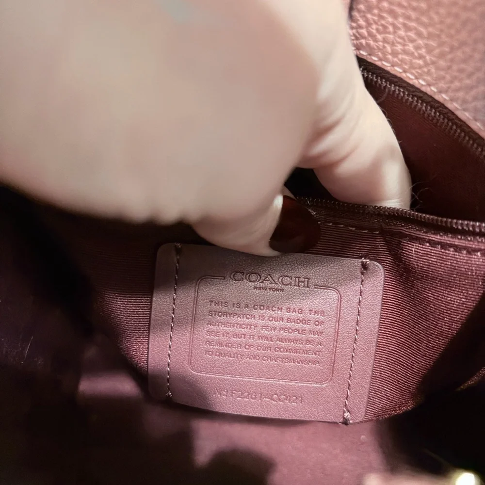 Coach Dempsey Tote Pink Creature Patches - Picture 6 of 6